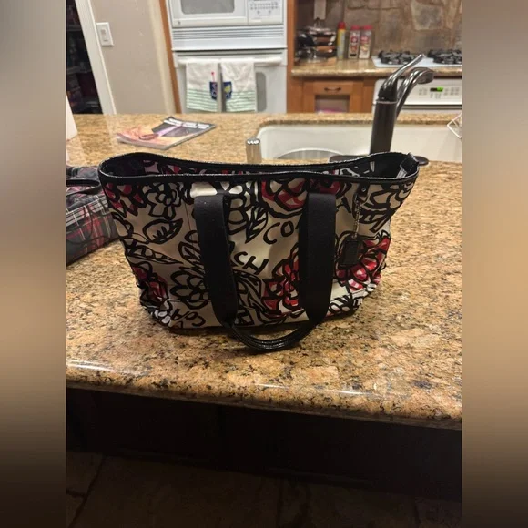 Coach Handbag - Poppy Daisy Floral Graffiti - Picture 6 of 6